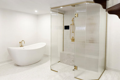 Bathroom - modern bathroom idea in Toronto