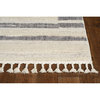 KAS Willow 1106 Ivory Gray Landscape Area Rug, 5'x8'