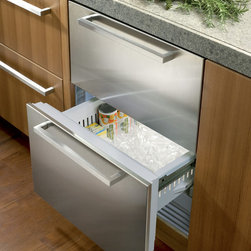 Sub-Zero 24" Freezer Drawers Stainless Steel | ID-24FI - Products
