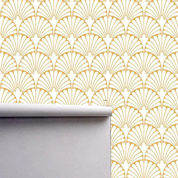 Geometric Art Deco Wallpaper