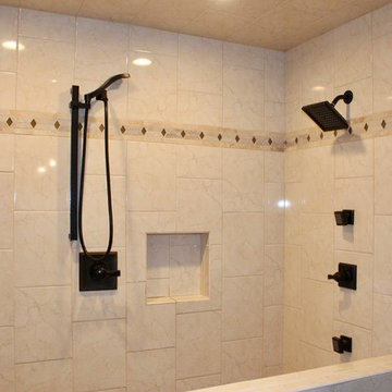 Bathroom with Custom-built Walk-in Shower