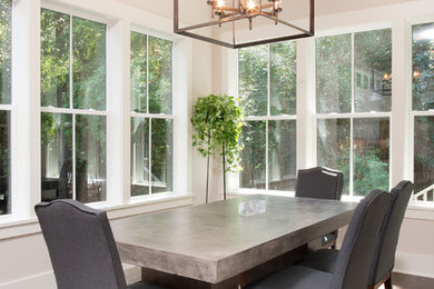 Dining room - traditional dining room idea in Atlanta