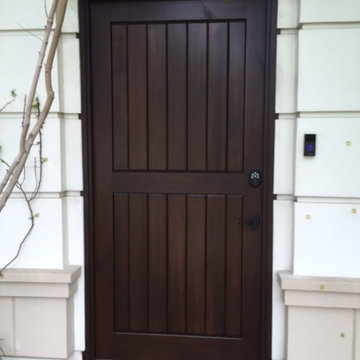 Clean and Simple Custom Wood Gates by Garden Passages