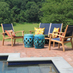 Garden Cottage Quantas Sling Deep Seating - Outdoor Lounge Chairs
