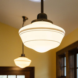 1920s Ann Arbor Colonial Gets a Refresh - Pendant Lighting