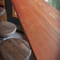 Z legged table for a local dentist - Indoor Pub And Bistro Tables