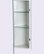 Corner Series Medicine Cabinet, 14"x36", Polished Edge