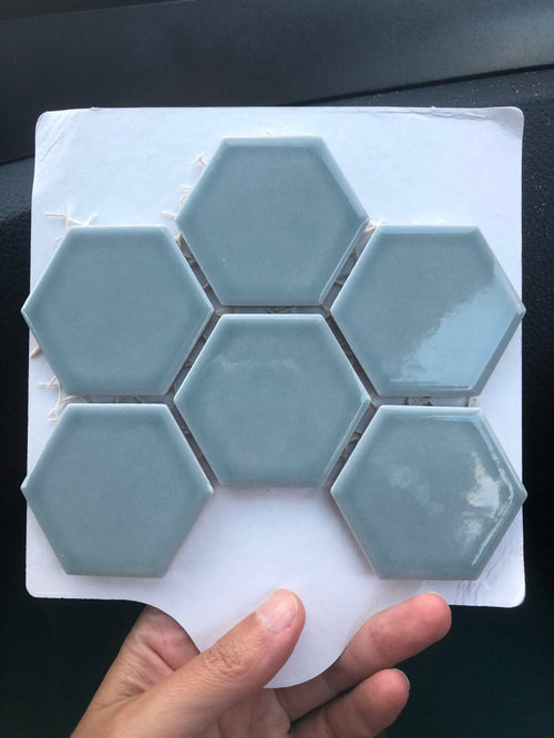 What grout for a grayish blue tile?