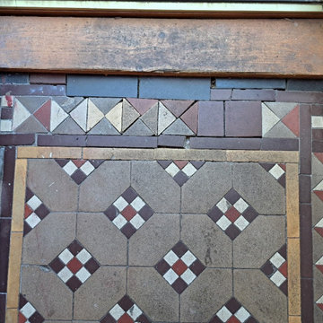 Repair and Restoration of Victorian Tiled Hallway in Walsall