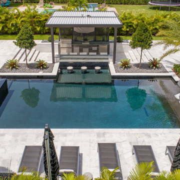 New Pool in Parkland Designed by Kevin Van Kirk!
