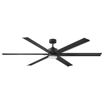Hinkley Indy Maxx 82" Integrated LED Indoor/Outdoor Ceiling Fan, Matte Black