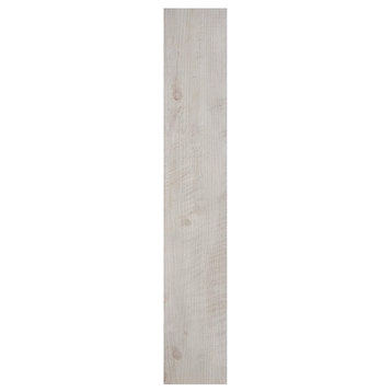 Self-Adhesive Vinyl Planks Hardwood Farmhouse White Peel Stick Tiles - 10 Piece