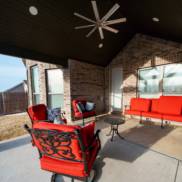 Backyard Renovation: Custom Outdoor Kitchen, Patio Cover, River Rock