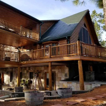 Site Build Log Cabin, Tri-Edge LLC