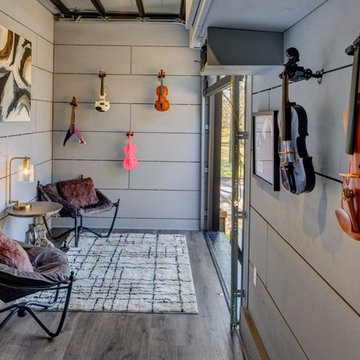 "Amplified" Tiny House Music Studio Interior