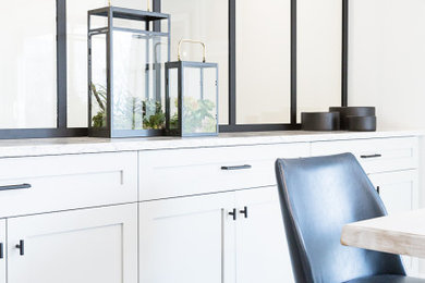 Example of a dining room design in Vancouver