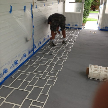 Spray Texture Concrete Overlay