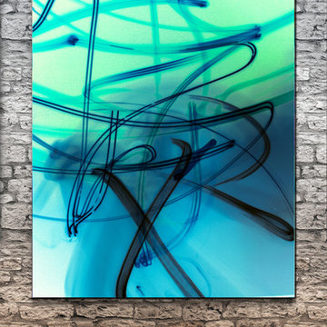 Blue Urban Abstract Wall Art