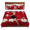 DiaNoche Duvet Covers Twill by Denise Daffara - Loves Me Not Loves Me