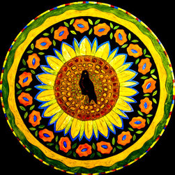 Sunflower and Bird Floorcloth - Products