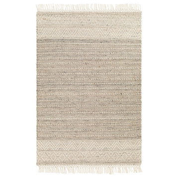 Lucia LCI-2305 Farmhouse Tan/Brown 5'x7'6" Area Rug