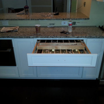 Stacy M Custom Kitchen Flooring + Bump out
