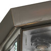 3-Light Close-To-Ceiling Fixture, Antique Bronze