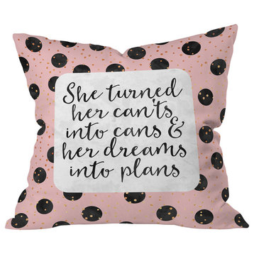 Elisabeth Fredriksson Dreams Into Plans Outdoor Throw Pillow, Medium