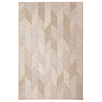 Liora Manne Orly Angles Indoor Outdoor Area Rug Natural