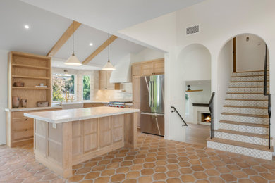 Eclectic kitchen photo in Orange County