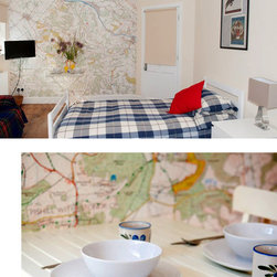 B&B Bedroom Local Wallpaper Map - Wallpaper