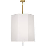 Robert Abbey - Robert Abbey AW202 Kate - Six Light Pendant - Silver  No. of Rods: 4Kate Six Light Penda Modern Brass Clear C *UL Approved: YES Energy Star Qualified: n/a ADA Certified: n/a  *Number of Lights: Lamp: 6-*Wattage:100w A bulb(s) *Bulb Included:No *Bulb Type:A *Finish Type:Modern Brass