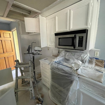 Condo Facelift, paint, smooth ceiling, can lights