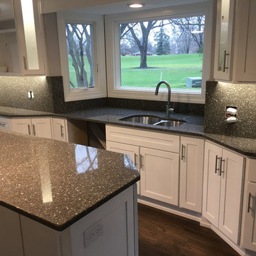 Sparkling Gray kitchen countertops