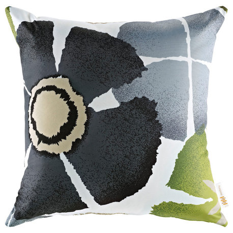 Modway Outdoor Single Pillow, Botanical