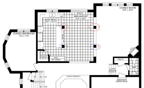 Please Help With These Load Bearing Posts In Kitchen
