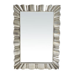 Silver Burst Mirror - Floor Mirrors
