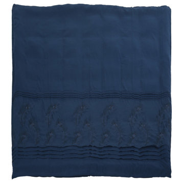Zoey Queen Size Fabric Duvet, Navy