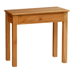 Appleby Oak Small Dressing set with PU Stool - Bedroom & Makeup Vanities