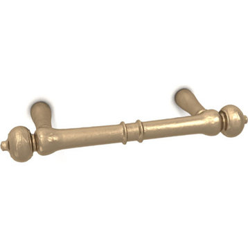 Towel Bar 11.3", Wrought Traditional Bronze and Stainless Steel Bar