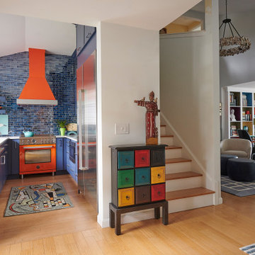 Kitchen + Library | Eclectic Canna | Shrewsbury, MA