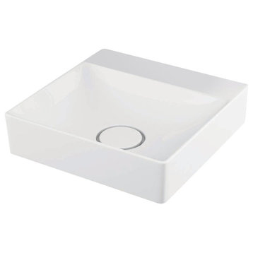 Vision 6440 Bathroom Sink, Ceramic White With 1 Faucet Hole