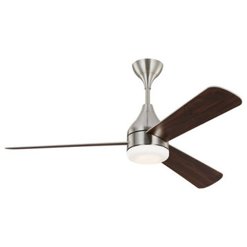 3 Blade Ceiling Fan Light Kit and Remote Control In Modern Style-17.9 Inches