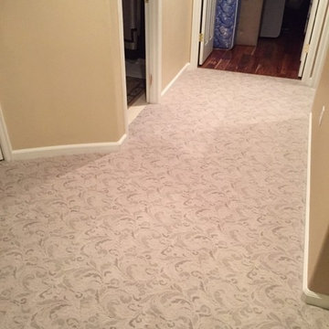 Damask Patterned Carpet Portland Home