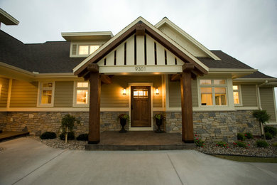 This is an example of an arts and crafts home design in Other.