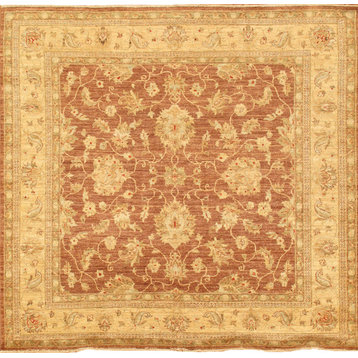 Pasargad Ferehan Collection Hand-Knotted Lamb's Wool Area Rug- 5' 3" X  5'10"