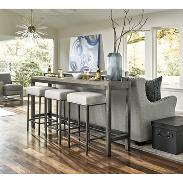 Curated Mitchell Console with stools
