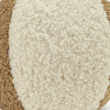 Poodle Ball II Pillow - Ivory/Latte