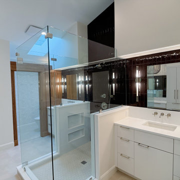The After picture as you enter the bathroom from the master bedroom.