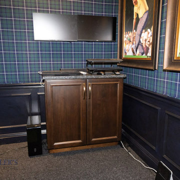 Luxe Home Lounge with Golf Simulator